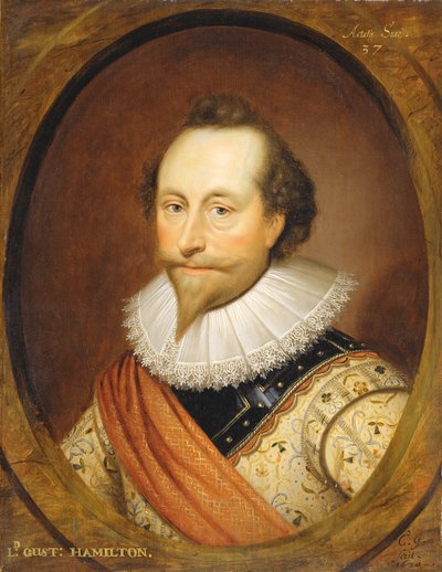 Sir Alexander Temple, 1620 door Cornelius Janssen van Ceulen